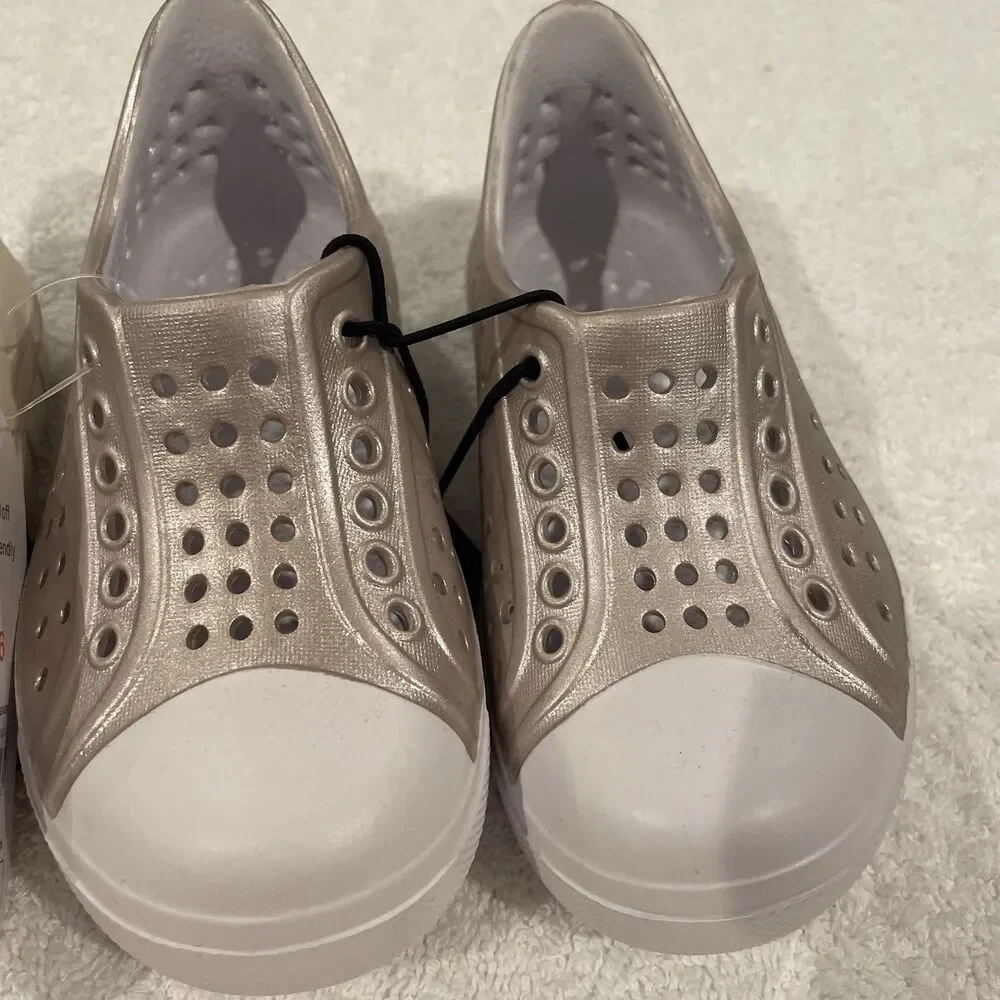 Set of 2 Pairs of Wonder Nation Girls Toddler Shoes Size 6 & 5/6 New with Tags